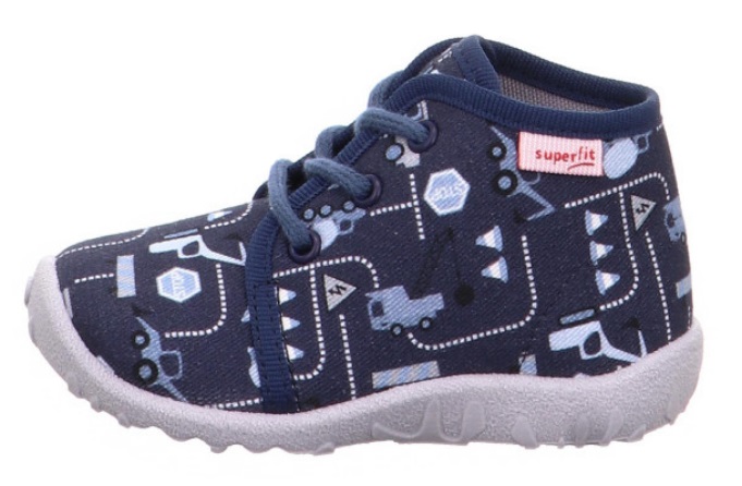 Obuv Superfit 8-09250-80 Spotty blau šněrovací