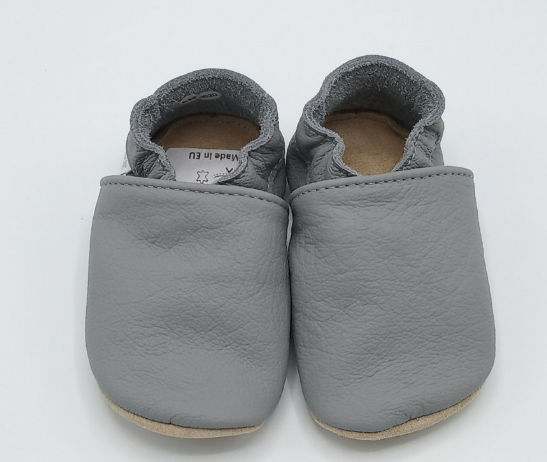 Capáčky baBice Plain Dark Grey BAREFOOT BA-088