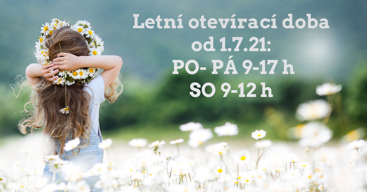 !!! ZMĚNA OTEVÍRACÍ DOBY !!! V soboty 24.7. a 31.7. ZAVŘENO.