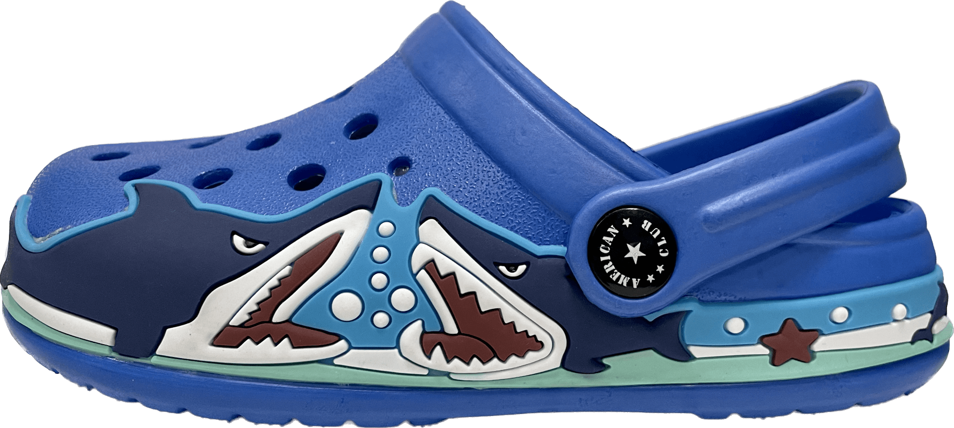 Obuv American Club Gumové pantofle Sharks/Modré