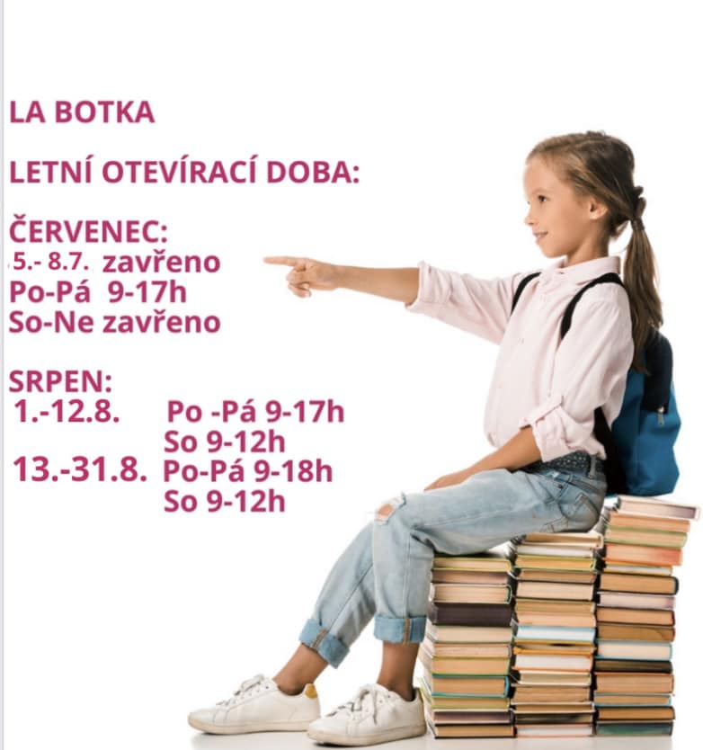 Letní otevírací doba