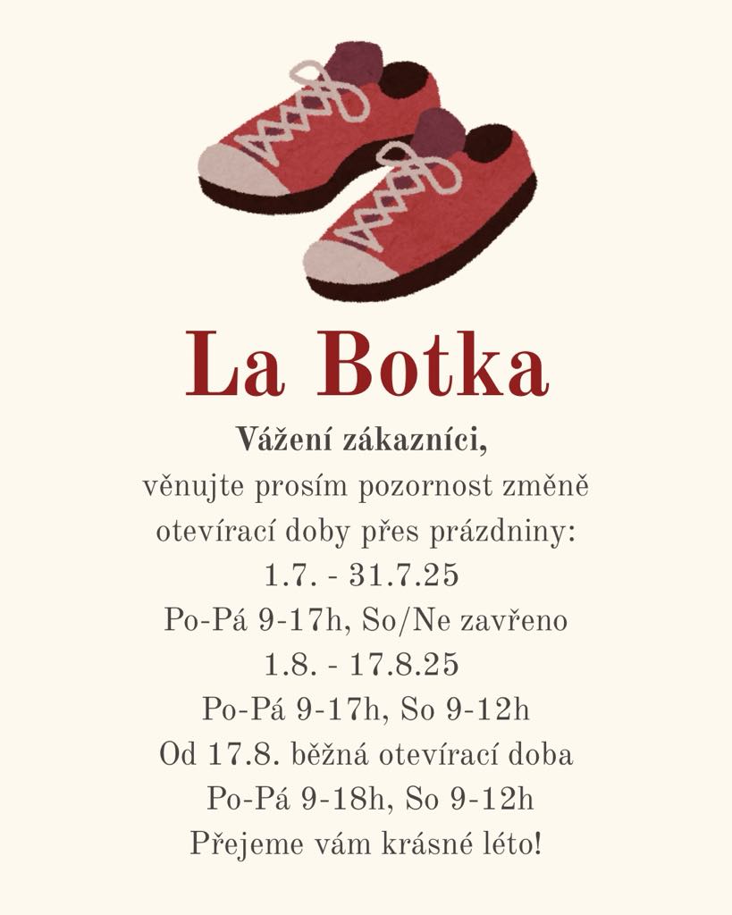 ZMĚNA OTEVÍRACÍ DOBY PŘES PRÁZDNINY