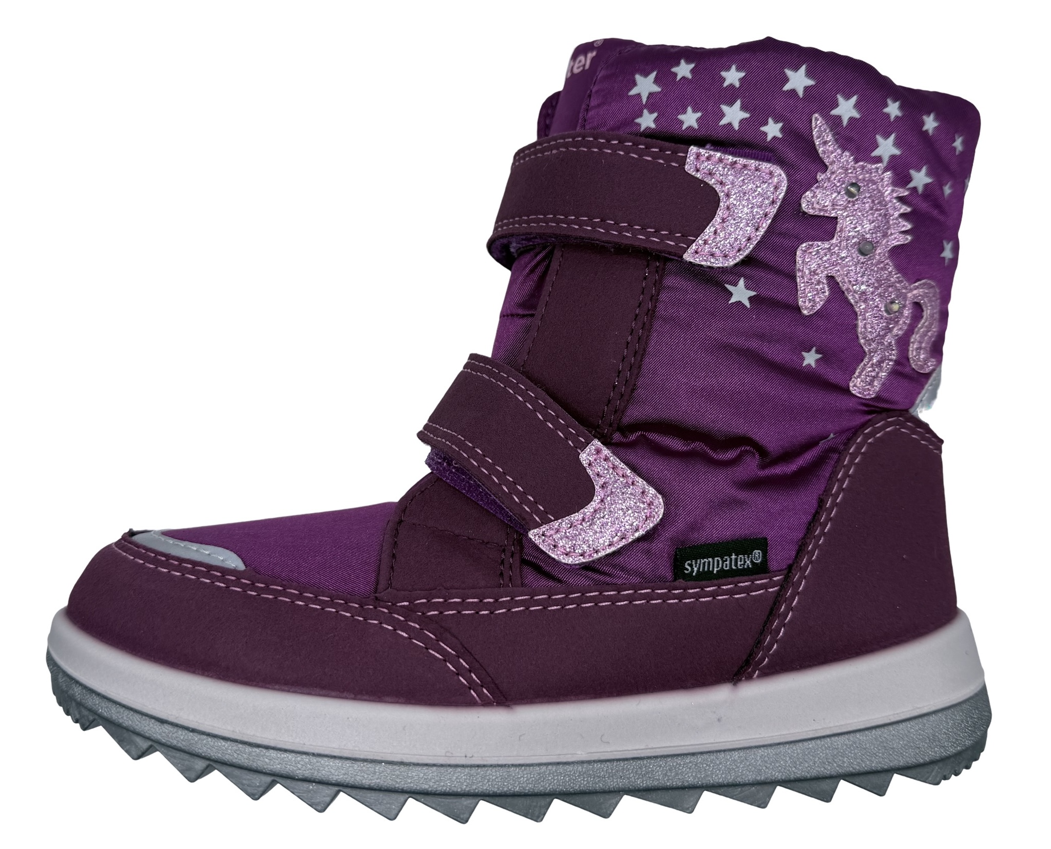 OBUV RICHTER 5004 2291 3801 BERRY/ROSE/SILVER SYMPATEX blikající