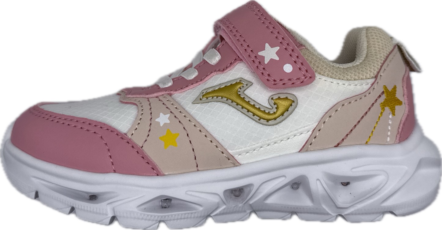 OBUV JOMA NOVA JR 2629 WHITE PINK blikající