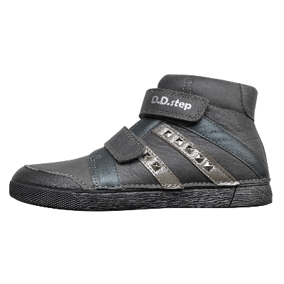 OBUV DDstep A068-583L Dark grey/cvočky
